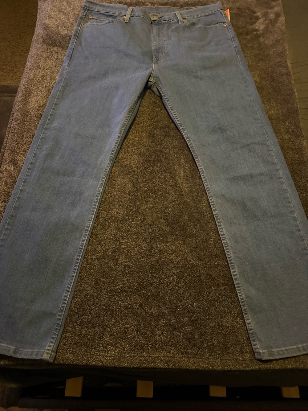 Levi's Men's Straight-Leg Jeans — Light Blue Denim